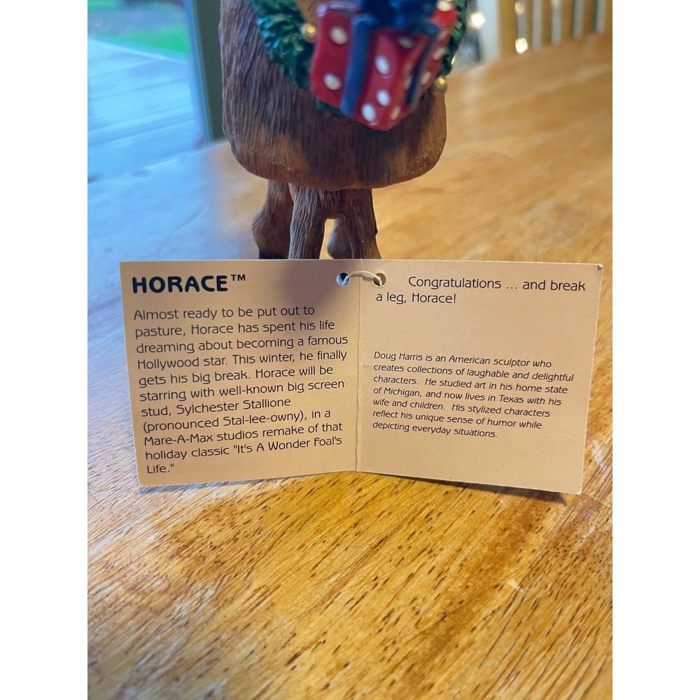 Bobble Bods by Doug Harris for Russ set of 2 Horace the Horse & Heffie the Cow - Picture 7 of 16